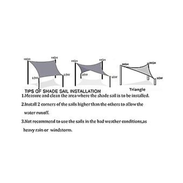 2 x 3 m Udendørs Klæde - Ant Able Til Terrasse/veranda/pergola/c