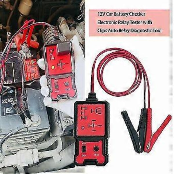 Relätestare 12V Universal Elektronisk Bilkretsdetektor Batterikontroll Automatisk Reparationsverktyg Starlight (hy)