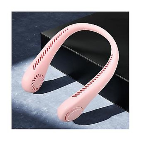 Mini-kaulatuuletin, kannettava, siivuton, riippuva kaulatuuletin, 1200 mAh, USB-ladattava, 3 nopeutta, mini