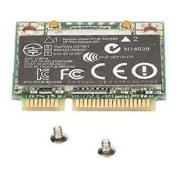 Trådløst Wi-Fi-kort, Mini PCIE netværkskort, bærbar tilbehør, Mini PCIE netværkskort, stærkt anbefalet