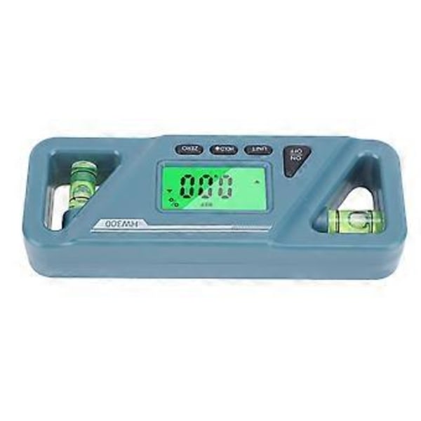 Digital vinkelmätare LCD Bakgrundsbelyst Display Mini 90 180 Grader Magnetisk Gradskiva för Träbearbetning Underhåll Grön