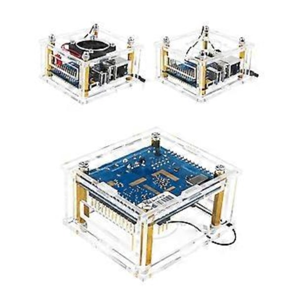 Kabinet Akryl Etui til Orange Pi Zero3 Udviklingskort Kabinetter