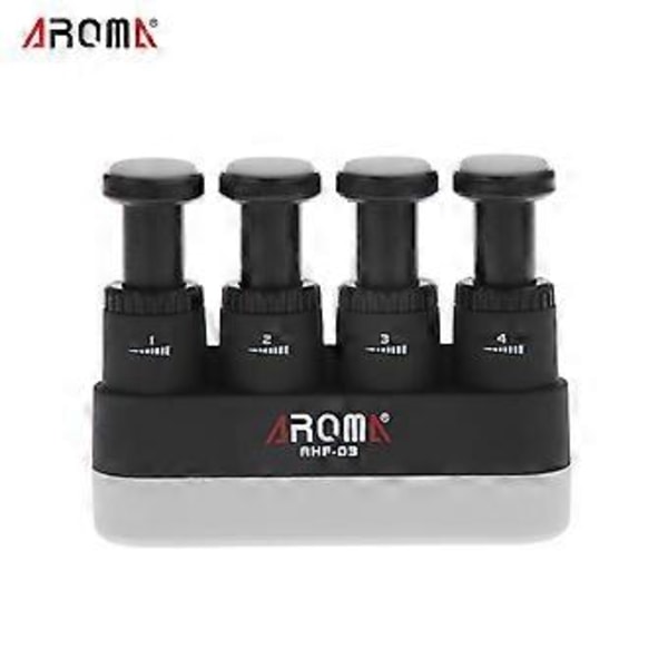 Aroma AHF-03 Portabel Gitarr Bas Piano Finger Tränare Hand Tränare Medium Spänning Handträningsverktyg
