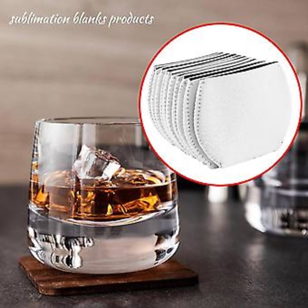 10 st Sublimerings Vin Glas Ärm Neopren Vin Glas Ärm Sublimering Neopren Isolator Skydd