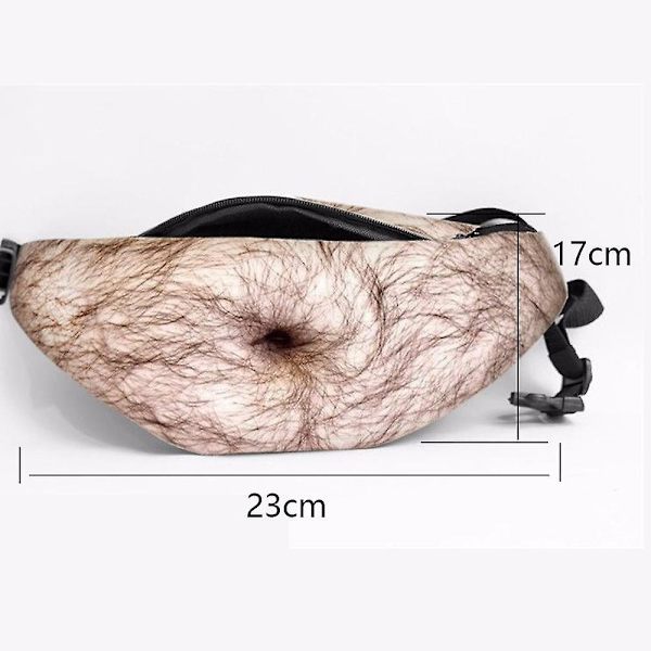 Pappa Ølmage Morsom Bag Gave 3d Herre Ølmage Midjebelte Jul Bursdagsfest Halloween