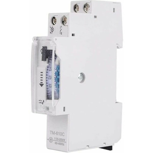 Rail Time Switch Intelligent DIN Rail Timing Control Switch TM610C 220V Timer Relay for Street Light