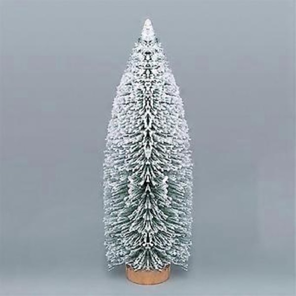 Snöflinga Julgran Mini Julgransprydnader Skrivbordsdekorationer Små Julsaker 25cm