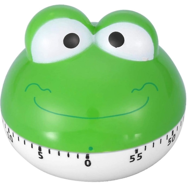 Cooking Timer, Cartoon Frog Kitchen Timer, 1-60 minutter Cooking Countdown Timer, Digital timer med ansiktsvekkerklokke