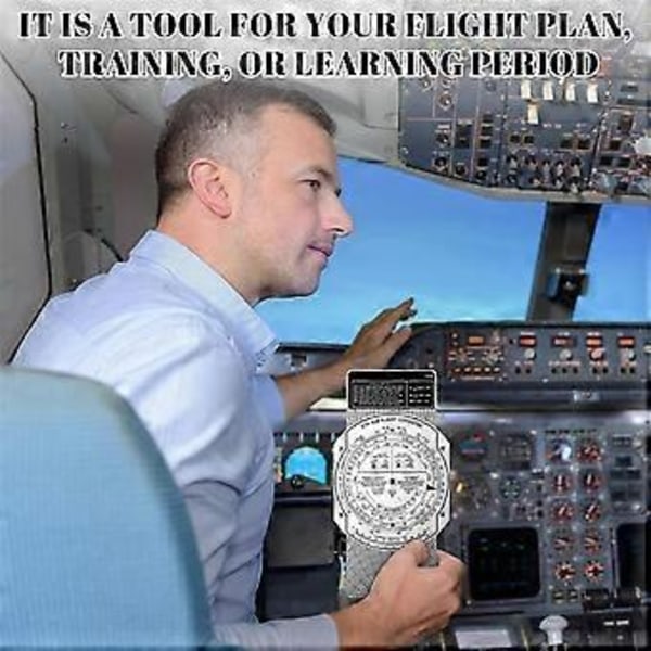 E6b Flygkalkylator Flygdator Kalkylator Viktiga Flygträningsverktyg för Studenter för Flygträning