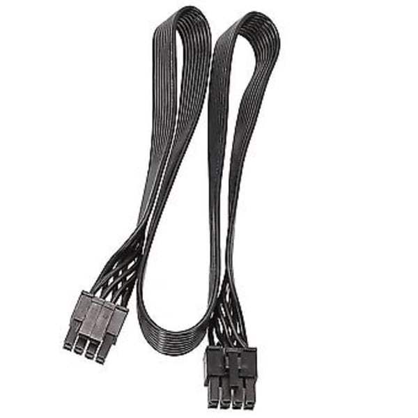 CPU 8-Pin till CPU 8-Pin (4+4 Pin) EPS-12V Moderkortsadapterkabel för Modulär Strömförsörjning