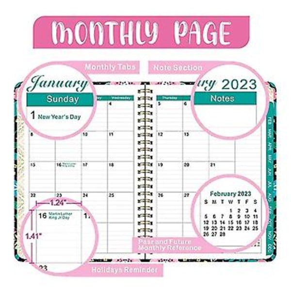A5 Plr Spiral Planlægnings Journal Sry Pads Tilbehør Budt Di