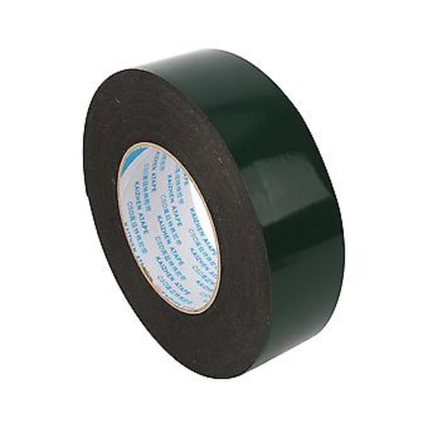 10m Super Stærk Vandtæt Selvklæbende Dobbeltsidet Skumtape Sort Farve