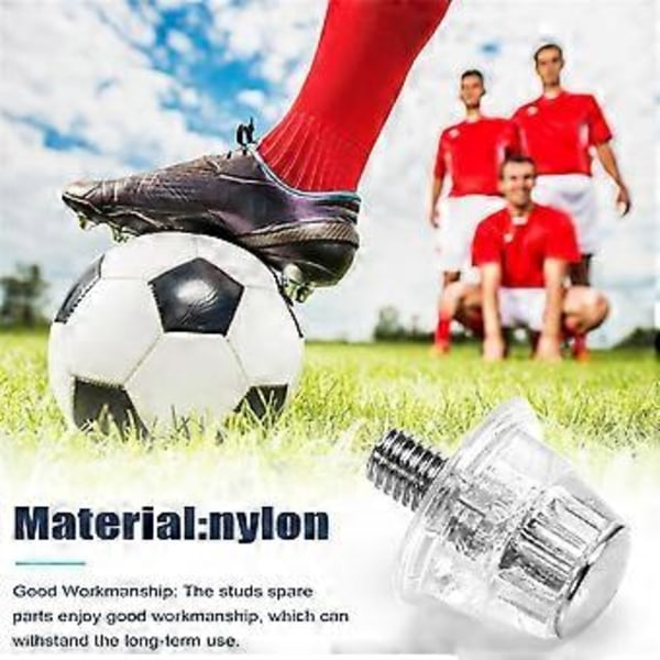 12 kpl Jalkapallokenkien nappulat Kenkien nappuloiden vaihtokomponentti Urheilutarvike Jalkapallokenkien piikit avaimella 13mm