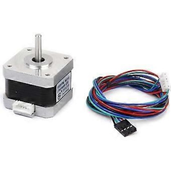 Printer Stepper Motor 17 3D Printer Tofaset 4-leder Steppermotor Til 1,8 grader 17hd34008-22b Medium Lavspændingsudstyr Printer 1 stk.)