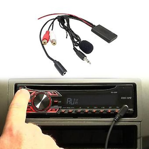 Yleismallinen Autoradio 3,5 mm RCA Audio Aux -tulo Bluetooth-mikrofonikaapeli Pioneerille