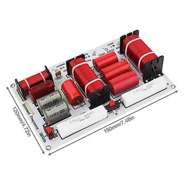3 Højttaler Delefiltre, 350w 3-vejs 3 Højttaler Enhed Hifi Hjemmehøjttalere Audio Frekvensdeler Delefilter