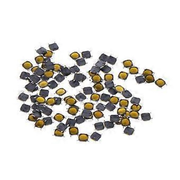 100 st 4x4x0,7 mm 4-Pin SMD Mikro Momentär Tryckknapp Taktil Brytare