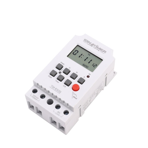 Sinotimer Tm630s-2 220v Seconds Control Timer Switch Stor skjerm Digital Display Hot Pin Spenning O