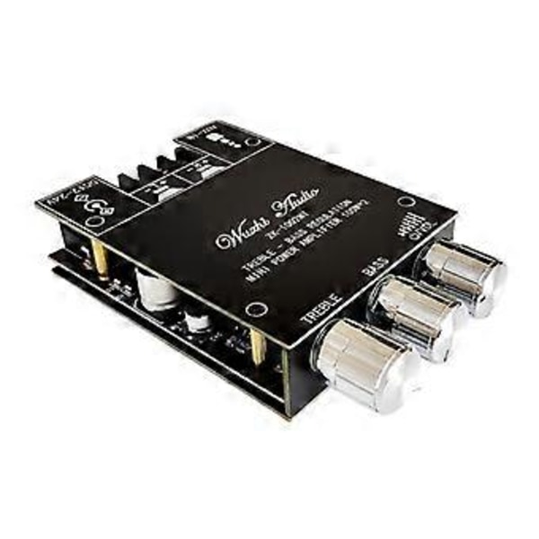 2x100W Bluetooth-kompatibel Mini Audioforstærker med Høj & Bas Justering