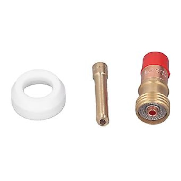 TIG Svetspistol PTFE Främre Kåpa Ersättning TIG Svetspistol Gaslins Hylsa Kit för WP17