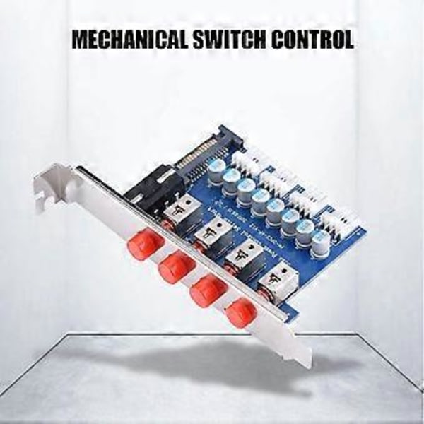 HDD Strömbrytare Hårddiskväljare SATA Drive Switcher för Stationär PC Dator