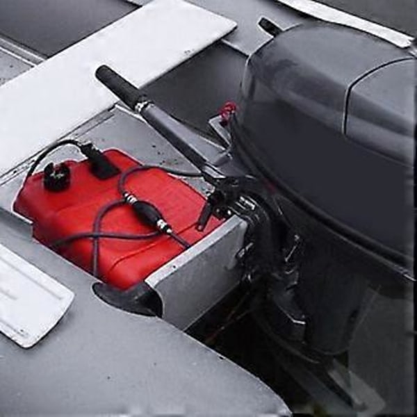 Bränsleledning 1/4\" Gummi Marin Utombordare Båt Husbilar Bränsleslang med Primerpump