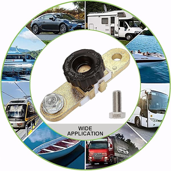 Kretsbrytare Elektrisk Strömbrytare Terminal Bilbatteri Kretsbrytare 6v 12v 24v För Bil Lastbil Båt Motorcykel Rv Auto Camper Stöldskydd Si