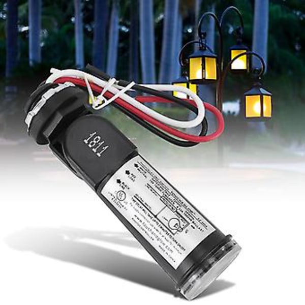 50/60Hz Ljussensorkontroll Automatisk På/Av Fotoelektrisk Strömbrytare för Belysningsarmaturer 120V AC