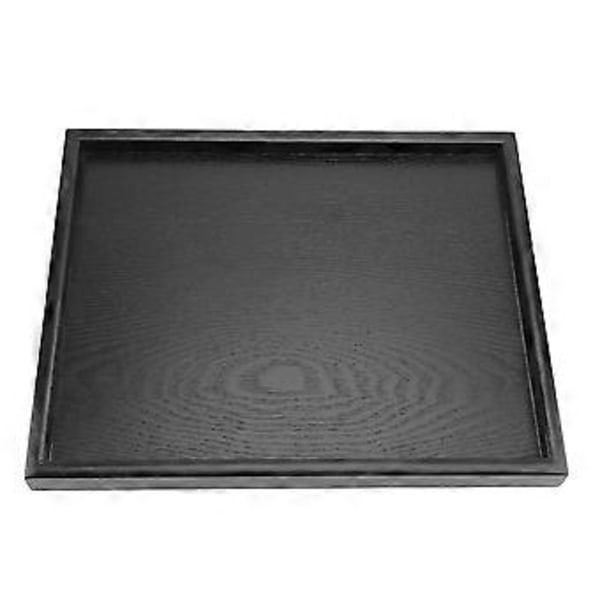 Rektangelformet serveringsbrett i massivt tre for te, kaffe, snacks, mat, restaurantbrett #2