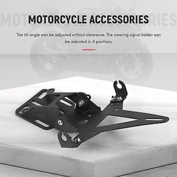Motorcykel Justerbar Vinkel Nummerplade Ramme Holder Beslag Til Yamaha Yzf R1 R3 R6 R15 R
