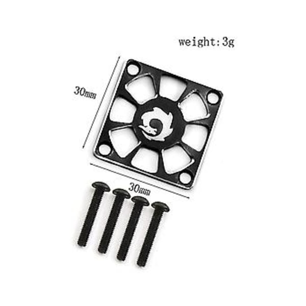 Aluminiumlegering Fläktkåpa 30x30mm För Rc Esc Elektrisk Reglerande Fläktkåpa,