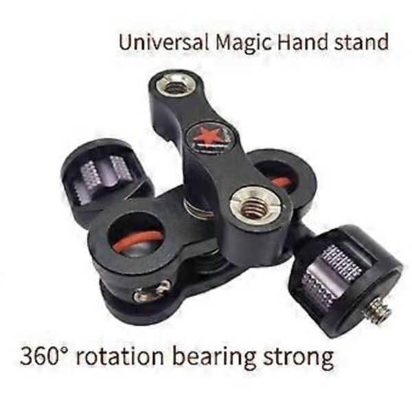 Magic Arm 1/4 tommer Universal Kamera Video Skærm Mount Adapter til Mikrofon LED Lys Tripod