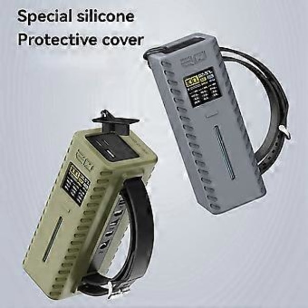 Silikonikotelo CUKTECH No.20 -varavirtalähteelle, USB C -kaapelin järjestäjä kahvalla, pölytiivis B