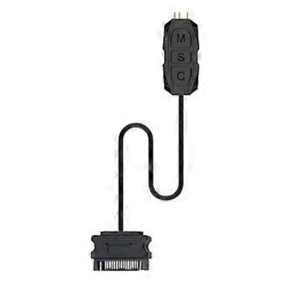 5V 3-nastainen ARGB/12V 4-nastainen RGB Tietokoneen Lämpötilan Nopeudensäätö CPU-tuulettimen Ohjain