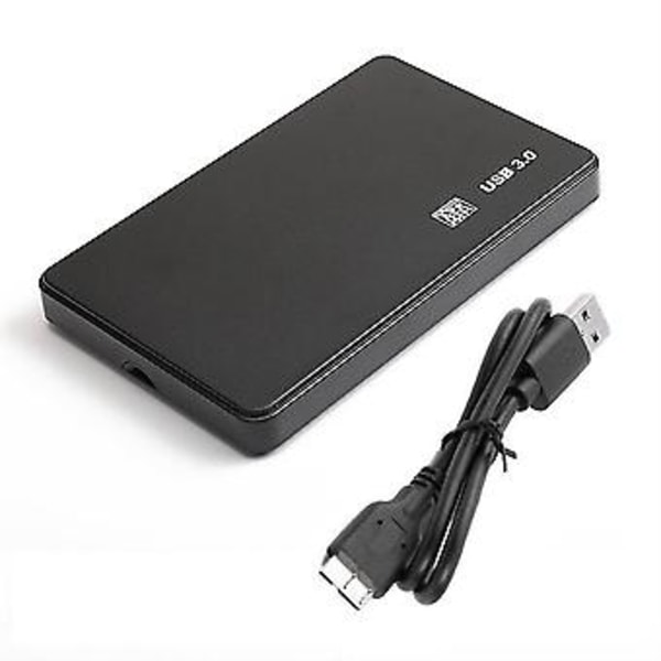 USB 3.0 HDD-kabinett 5 Gbps 2,5 tums HDD-fodral SATA Extern Inneslutning HDD-disklåda för PC-enhet Ca