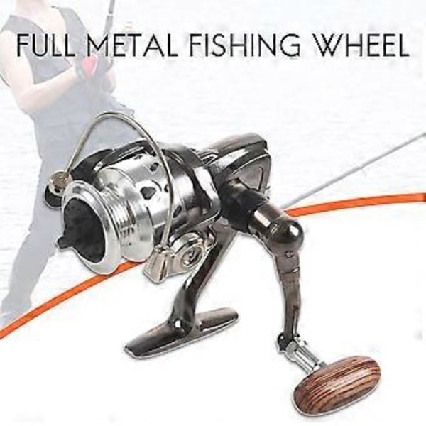 Mn100 Full Metallkropp Spinnfiske Rulle Isfiske Rulle Flottmete Hjul Mini Liten Rulle