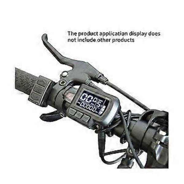 24v 36v 48v Elektrisk Sykkel En06 Display Sm/vanntett 5pin Plugg LCD Skjerm For Ebike Deler
