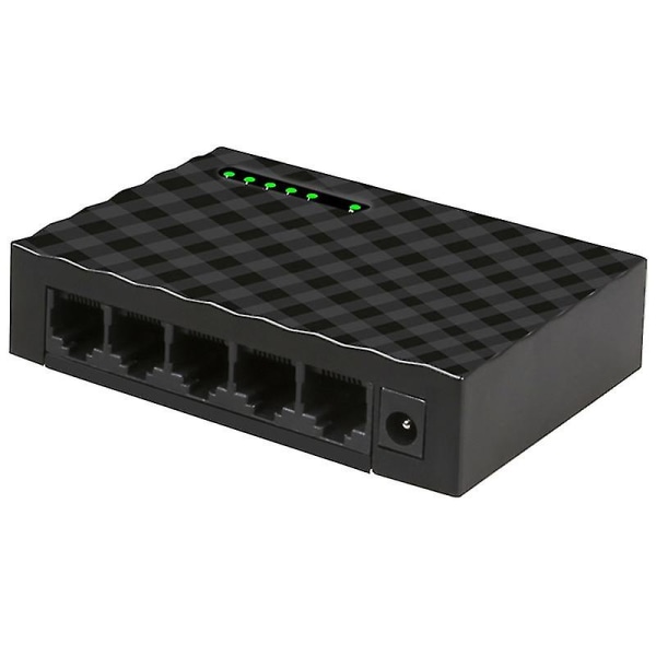 5-porters nettverkssvitsj 4-leder Rj45 Gigabit Ethernet 1000mbps Splitter Travel Lan Switch Hub for PC D