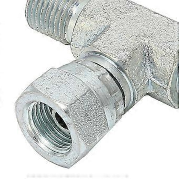 Airless Spruta 3-vägs Förgrening 1/4 tum Högtryckssprutmaskin Metall T-koppling Tillbehör