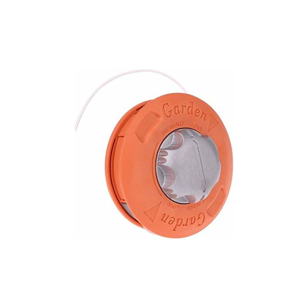Strimmer Head Universal M10 Alumiini Nylon Ruoholeikkuri Harja Nurmikon Pihan Leikkuri 2 Linjaa Trimmeri Ruoho Rikkakasvit (Oranssi)