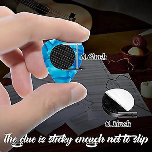 30-pack Gitarrplektrum Halkfria Grepp Gitarrplektrum Grepp För Gitarr Ukulele Mandolin Ba