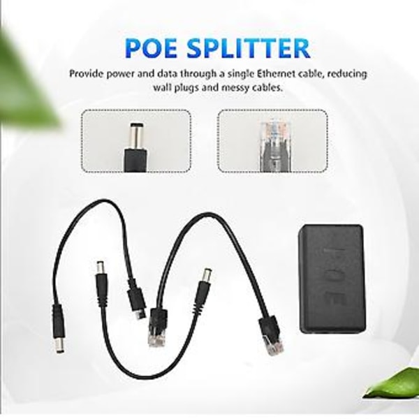 Poe Splitter 5v 4a Til Jetson, Til Rasp Pi 4 Og - Aktiv Poe+ Til El Eller Gig