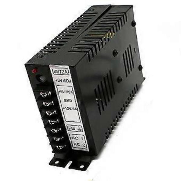 Myntskjutare Arkad Jamma Flipperdelar 5v 10a 12v 5a Strömförsörjning Spelautomat Växlande Pas Box Tillbehör