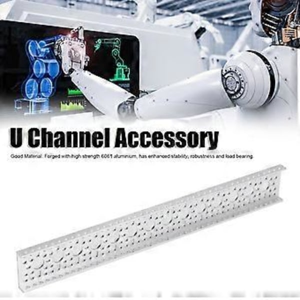 U-kanava alumiini 48x12mm Heavy Duty 3-sivuinen palkki lisävaruste korvaus Robot3121-0014-0360