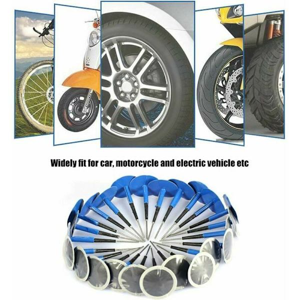 Universaali putkiton rengaspaikkaus sieni autoon moottoripyörään 36 4mm 24kpl