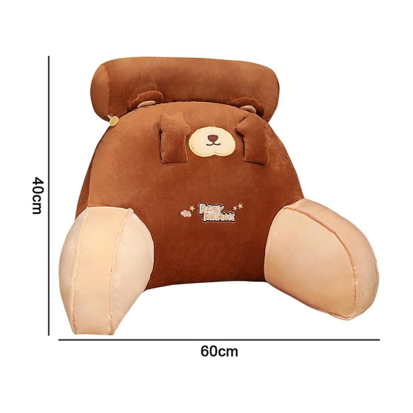 Cute Cartoon Hamster Shape Plush Waist Pillow Waist Bear Face Trumpet