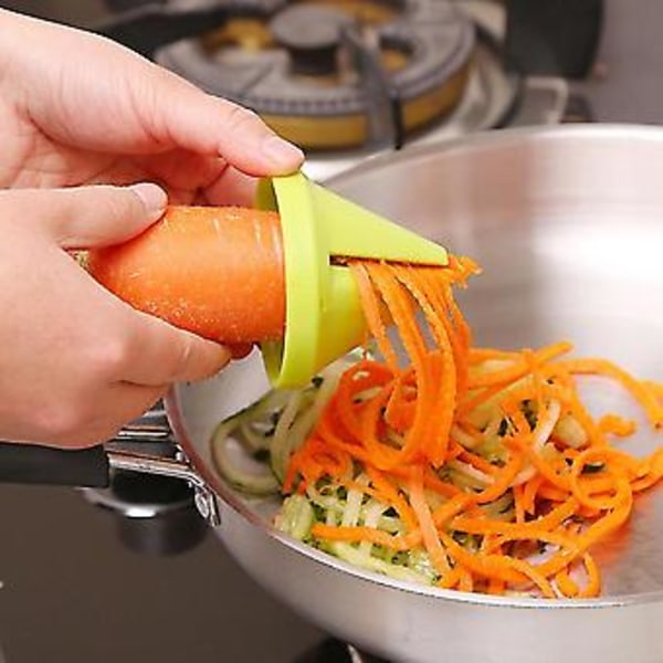 Köksredskap Tratt Grönsak Rädisa Skärare Strimlare Spiralanordning