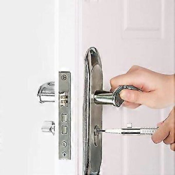 1 Spenningsnøkkel 6/7/8 Mm Firkant Allen-nøkkel Med Skala Multifunksjonell Universell Byggeplass Hovednøkkel I Solid Sink Legering For Å Åpne Dør Wi