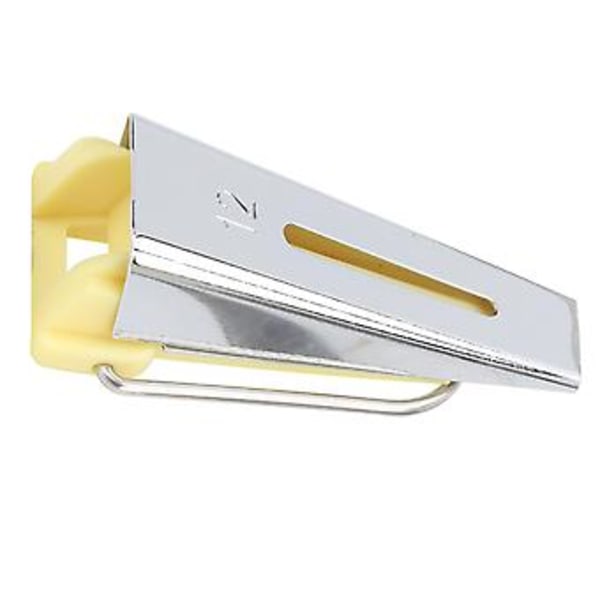 Tape Maker 5 Størrelser Stoff Skråbånd Maskin Sett DIY Quilting Faldeverktøy Kit for Husholdning 12MM Gul