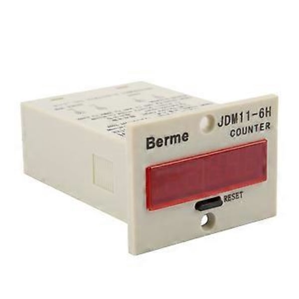 JDM11-6H 6-cifret Elektronisk Tæller DC 24V